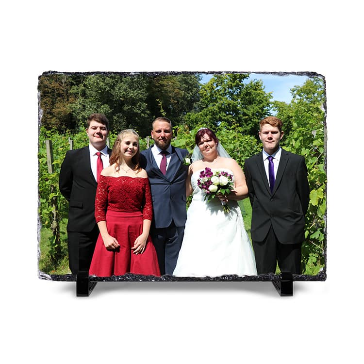 Personalisierte Schieferplatte mit Foto – Bild 2